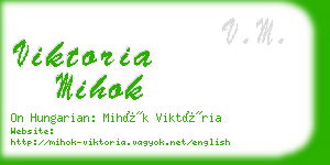 viktoria mihok business card